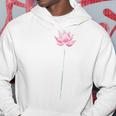 ヨガ エレガント 蓮の花 和書風 デザイン パーカー 面白い贈り物
