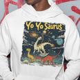 ヨーヨーザウルスファニーヨーヨー時代 長袖tシャツ パーカー 面白い贈り物