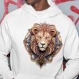 ライオン 動物 彫刻 動物園 抽象芸術 絵画 ライオン パーカー 面白い贈り物