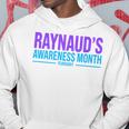 レイノー病啓発 レイノー啓発月間 長袖tシャツ パーカー 面白い贈り物