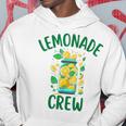 レモネードスタンドシャツ クルーとボス レモンジュース サマーイエロー パーカー 面白い贈り物