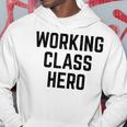 ワーキングクラスヒーロー パーカー 面白い贈り物
