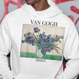 ヴァン・ゴッホ アイリス 印象派 アート絵画 ヴィンセント・ヴァン・ゴッホ パーカー 面白い贈り物