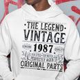 ヴィンテージ 1987 メンズ 限定版 Bday 1987 誕生日 パーカー 面白い贈り物