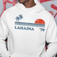 ヴィンテージ ラハイナ マウイ ハワイ ビーチ レトロ ハワイアン 70年代ギフト パーカー 面白い贈り物