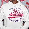 ヴィンテージ ロサンゼルス エンゼルス カリフォルニア レッドテキスト パーカー 面白い贈り物
