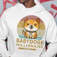 ヴィンテージ 面白い Baby Doge Millionaire Miner Baby Doge 長袖tシャツ パーカー 面白い贈り物