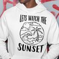 夕日を眺めてみよう パーカー 面白い贈り物