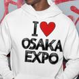 大阪万博 関西万博 記念 I Love Osaka Expo グッズ お土産 本 プレゼント メンズ レディース 長袖tシャツ パーカー 面白い贈り物