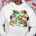 寿司 アニメ カエル 寿司好き 長袖tシャツ パーカー 面白い贈り物