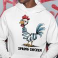 春のチキンチキンポゴスティックファニーチキン パーカー 面白い贈り物