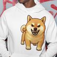 柴犬 犬 ムキッ ムキ顔 水彩 我慢の限界 怒る犬 イラスト おもしろ 長袖tシャツ パーカー 面白い贈り物