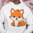 森のかわいい面白いキツネの子動物は小さなキツネが大好きです パーカー 面白い贈り物
