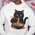 猫 ラーメン グラフィック 日本語 カワイイ アニメ 面白い ラーメン 猫 長袖tシャツ パーカー 面白い贈り物