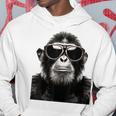 猿の恋人 アート 図面 動物 抽象 グラフィック 猿 パーカー 面白い贈り物