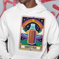 面白い Choccy ミルク タロット カード チョコレート ミルクセーキ 長袖tシャツ パーカー 面白い贈り物