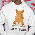 面白いコーギー、コーギーバット、コーギースプルーティング、コーギーママへのギフト。 パーカー 面白い贈り物