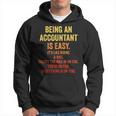 Being An Accountant Is Easy Accounting Cpaグラフィック パーカー