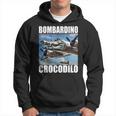 Bombardino Crocodilo イタリアンブレインロットミーム パーカー