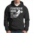 I'd Rather Be Riding My Grom パーカー