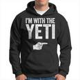 I'm With The Yeti お揃いのyetiコスチュームシャツ パーカー