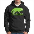 Linux Opensuse ラバーtシャツ タグライン&ロゴ オープンソースos パーカー