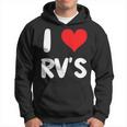 I Love Rv のレクリエーションビークル キャンプ キャンピングカー 旅行 旅行 パーカー