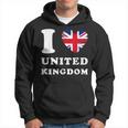 I Love United Kingdom ハートフラッグ イギリス Uk グレートブリテン パーカー