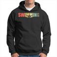 Natación Nadar Deporte Retro -Intage Brazada Nadador Sudadera