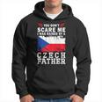 Raised By A Czech Father Father's Day Czech Republic Flag パーカー