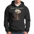 Save The Planet かわいいラッコ。 パーカー