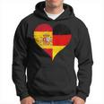スペインとドイツのハーフaのかっこいい国旗 スペイン ドイツの国旗 Pain German Flag パーカー