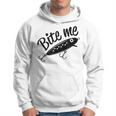 Bite Me 面白いフィッシャーマンフィッシングルアー パーカー