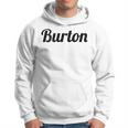 Burton バートン の名前を言うトップ パーカー
