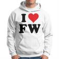 I Heart Fw Initials I Love FW First And Last Name F W パーカー