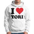 I Heart Tori ファーストネーム I Love パーソナライズ パーカー