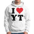 I Heart Yt Initials I Love YT First And Last Name Yパーカー