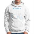 Hello World プログラマープログラミング言語コード 長袖tシャツ パーカー