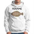 Hirame ヒラメ 平目 鮃 魚好き 願掛け 釣り好き 海釣り 趣味 おもしろ 寿司ネタ 趣味釣り 船釣り 釣り パーカー