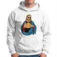 Jesus Holding A Pizza 長袖tシャツ パーカー