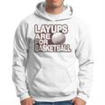 Layups Are For Basketball ゴルフ ユーモア スポーツ パーカー