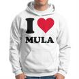 I Love Mula パーカー