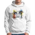 Ojo Dibujo Arte Gráfico Chica Retrato Ojos Sudadera