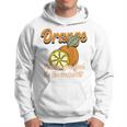 Orange You Glad It's The Weekend Fun Citrus Fruit Back パーカー
