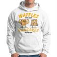 Waffles Are Just Pancakes With Abs Breakfast ワッフル愛好家 パーカー