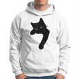 かわいい黒猫tシャツ ユニセックス パーカー