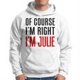 もちろんi'm Right I'm Julie パーカー