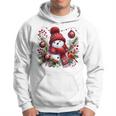 クリスマスの雪だるま パーカー