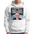 ホワイトハウスのクリスマス・トランプ・ファニー・ホリデーを夢見ている 長袖tシャツ パーカー