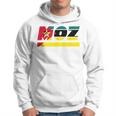 モザンビークデザイン。国旗付きモザンビーク衣装 Moz パーカー